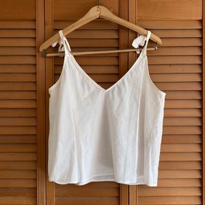 Zara Relaxed Fit Tie Tank